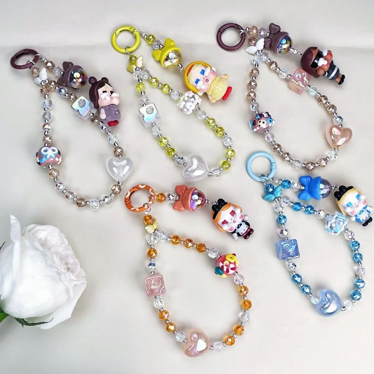 CryBaby DIY PhoneChain BagChain Cartoon Pendant Key Chain Hanging Decoration Hanging Chain Hanging Rope DIY