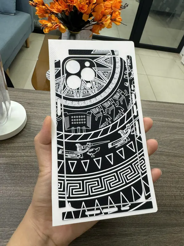 Miếng dán da dày - Dán skin dày thay ốp máy Samsung và Iphone 5/5s đến 16promax 4