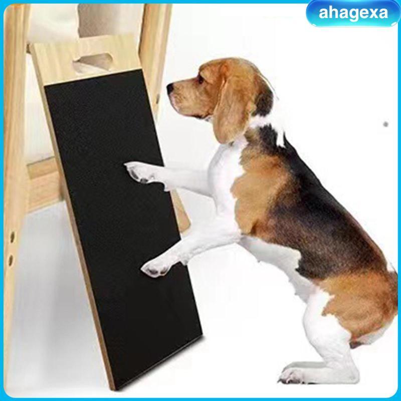 [Ahagexa] Scratch Pad Nails, Wooden Dog Nail File Board 14.6 x 8.7Inches Interactive Pet Toy for Dogs Cats 0