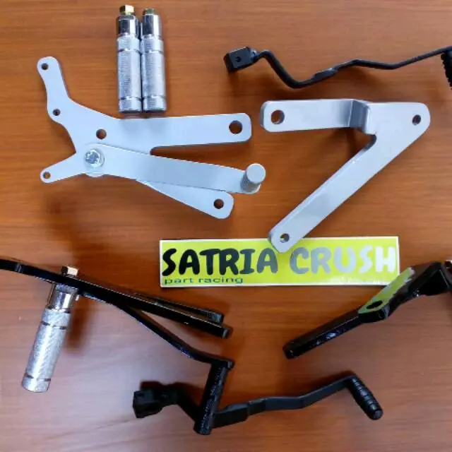 UB custom step underbone Honda Sonic 150R dan gtr 150R plat besi tebal custom Motorcycle