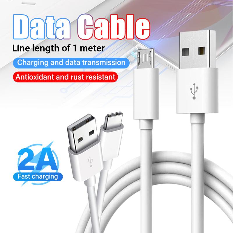  Dây cáp sạc USB Type C Micro sạc nhanh 2A và các dòng máy Android hỗ trợ truyền tải dữ liệu Sạc Điện Thoại Phụ Kiện 