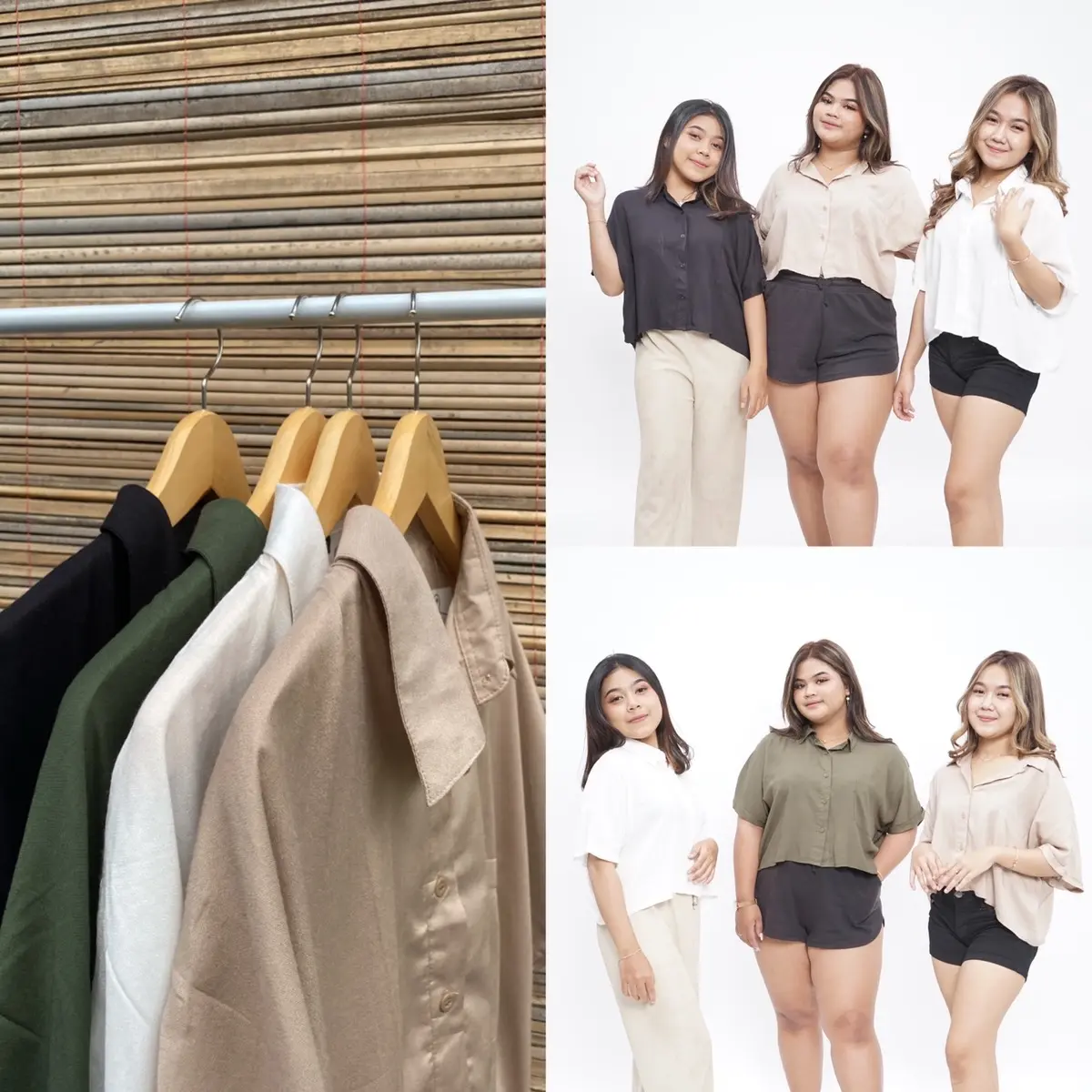 KATTY.JOG - Allura Kemeja Crop Bigsize