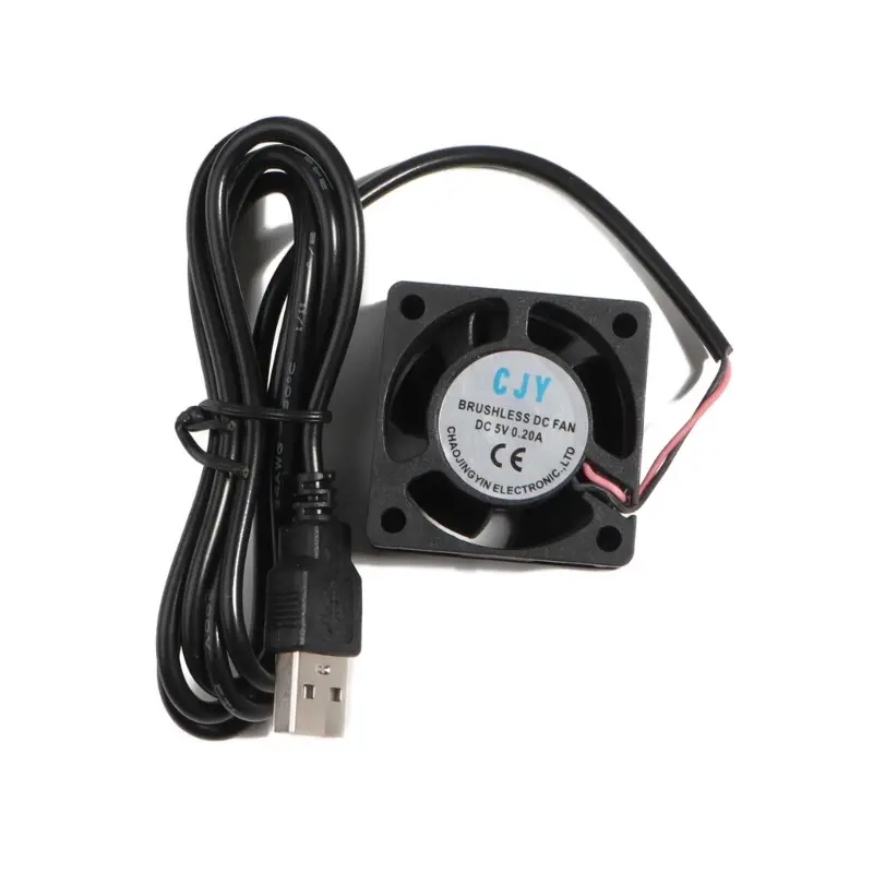 Zhen-Quạt USB 5V, Bộ Tản Nhiệt Làm Mát CPU, 2 Chân, Cho Vỏ Máy Tính, Máy Chủ, 40X40Mm, Yên Tĩnh, 4500-5500RPM 3