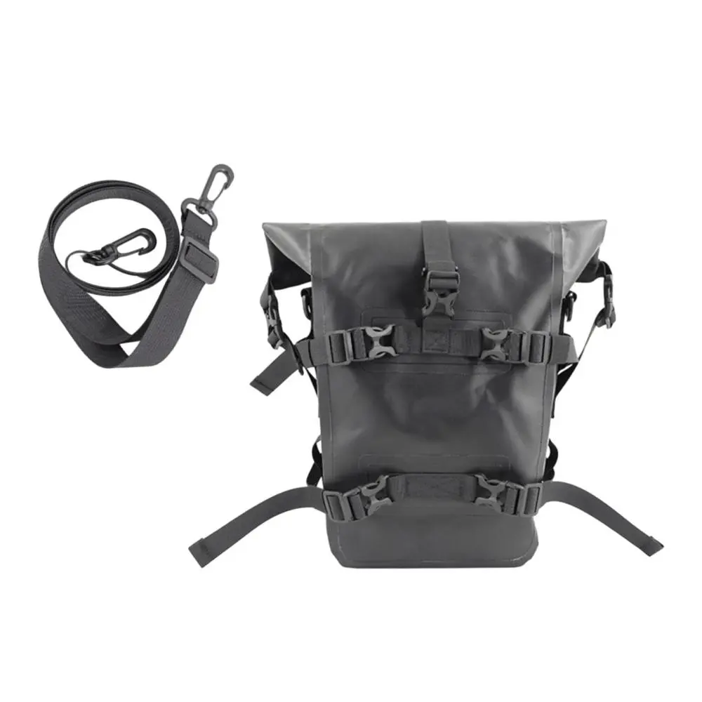 Universal Motorcycle Bumper Bag Tail Bag Multipurpose Easily Mounted Lightweight Sturdy Crossbody Bag Motorcycle Saddle Bag