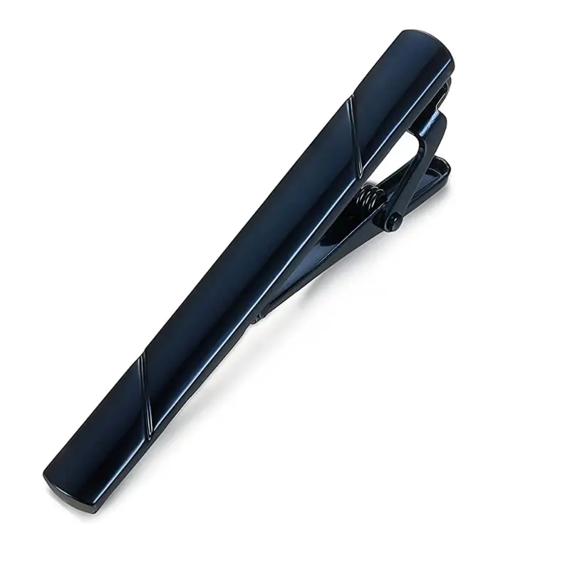 2025 New 1/4Pcs Men's Premium Solid Tie Clips - Stainless Steel Business Formal Necktie Clamps for Wedding Office Meeting Gift Sleek Matte/Polished Finish Classic Design 4