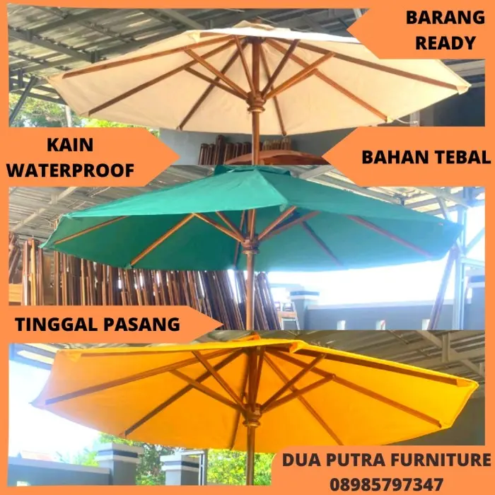 MURAH KAIN PAYUNG TAMAN PARASIT, KAIN PAYUNG OUTDOOR, KAFE, RESTORAN, VILA