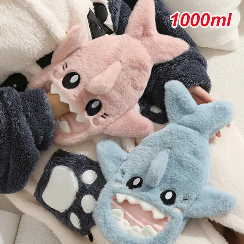 Lông Nhồi Dễ Thương Túi Chườm Nóng Túi Giữ Nhiệt Túi Chườm Nước Nóng Kiểu Cắm Tay Chống Nổ Dày Hơn
