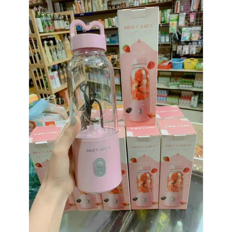 Máy Xay Sinh Tố Cầm Tay MIni Meet Juice Xay 9s Cực Nhanh 3