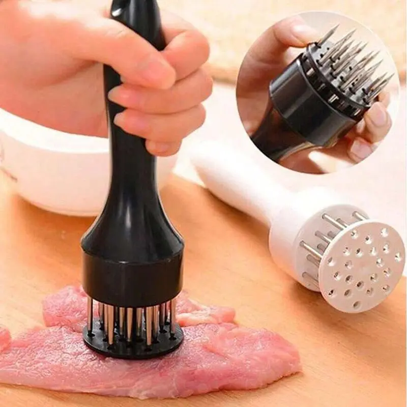 Manual Meat Tenderizer, Handheld Meat Tenderizer with Broken Tendons, Pork Chop Chicken Chop Chicken Wings Meat Needle Hammer for Kitchen, Utensils 0