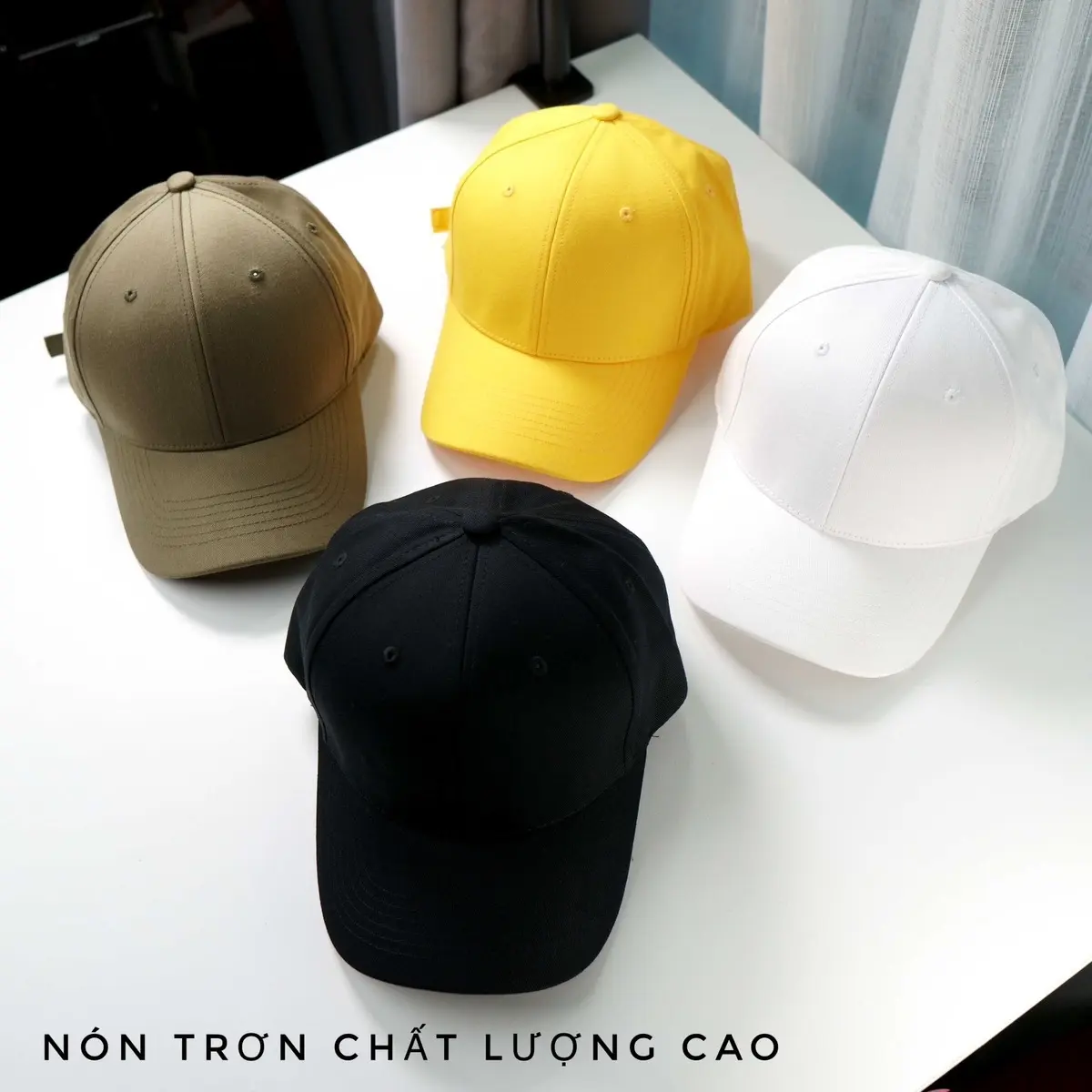 Nón lưỡi trai fom cứng vải dày mịn chất lượng cao