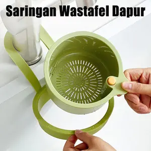 Keranjang Penyaring Sisa Makanan Wastafel Dapur Praktis Anti Mampet