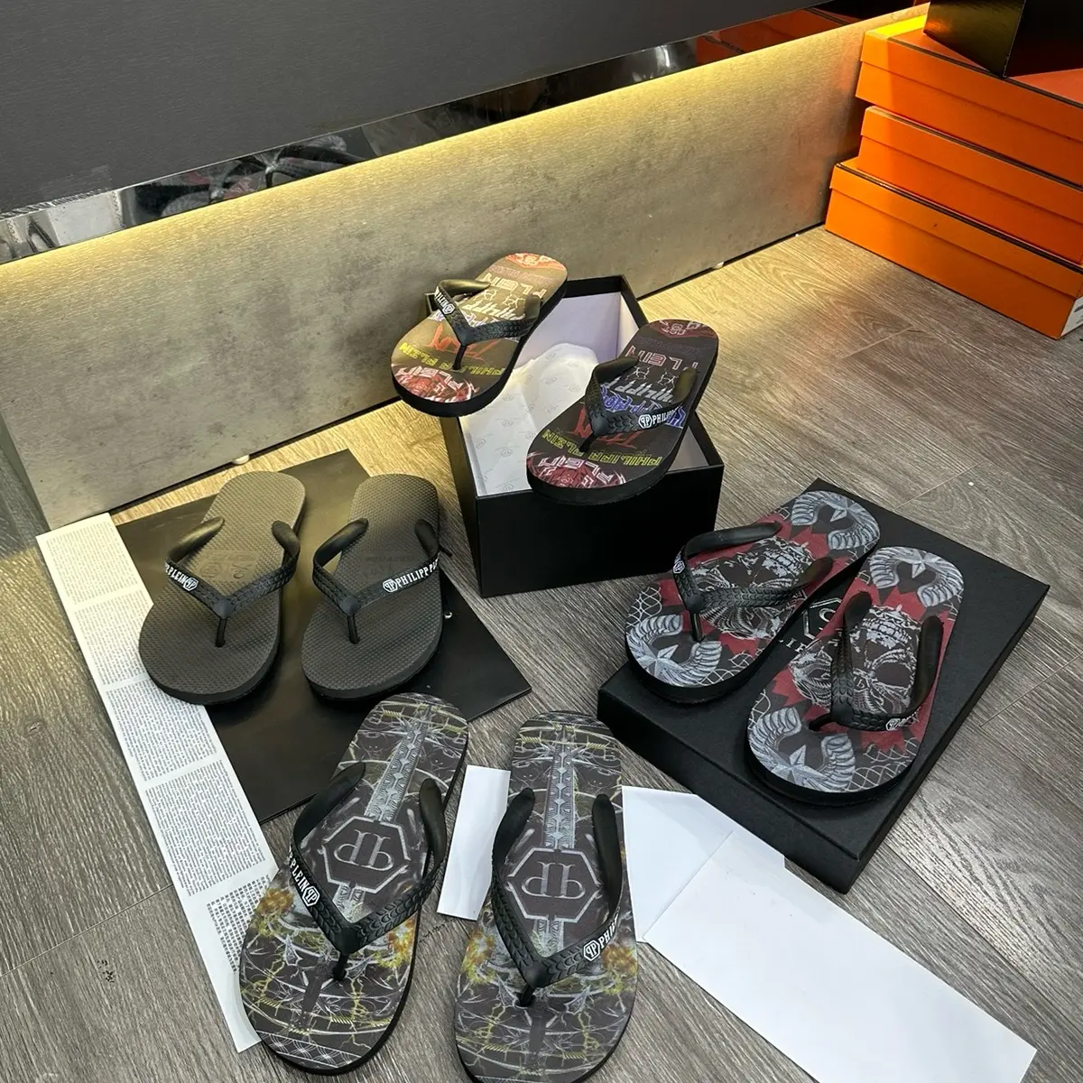 Dép tông  nam phillip mẫu mới 2024 ful size 37-43