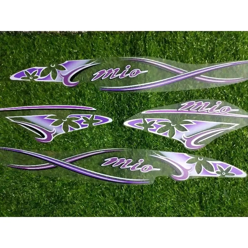 STRIPING MIO SPORTY TRANSPARAN MOTIF BUNGA Motor