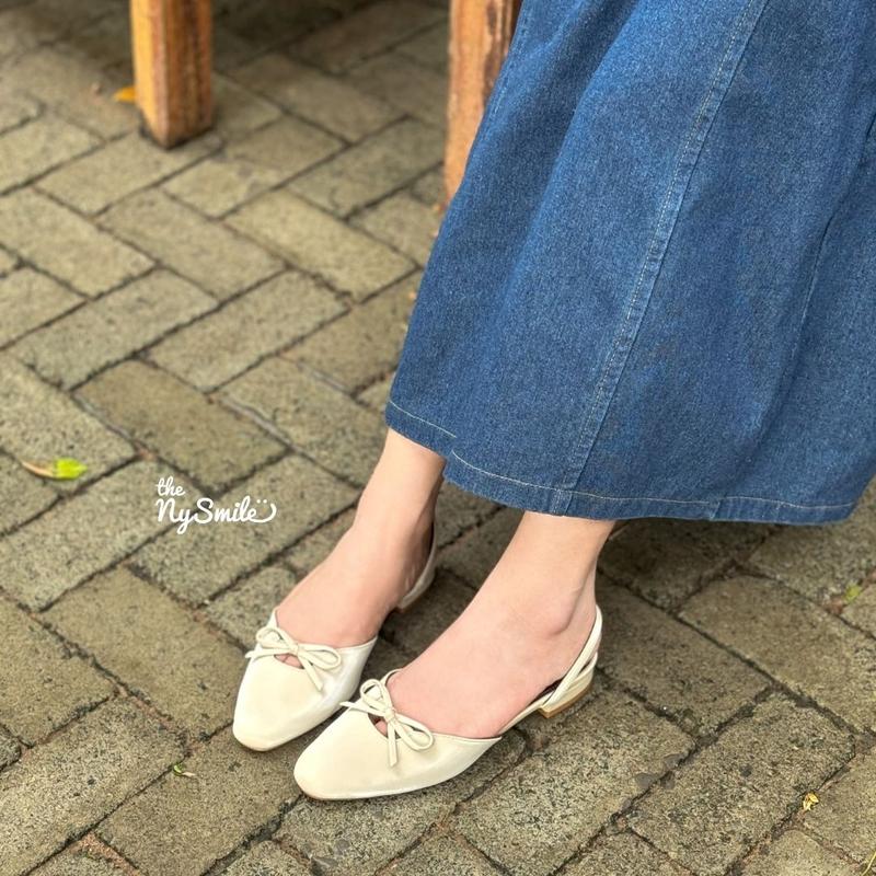 giày sục nữ 2p giày quai hậu - THENYSMILE - TALENN