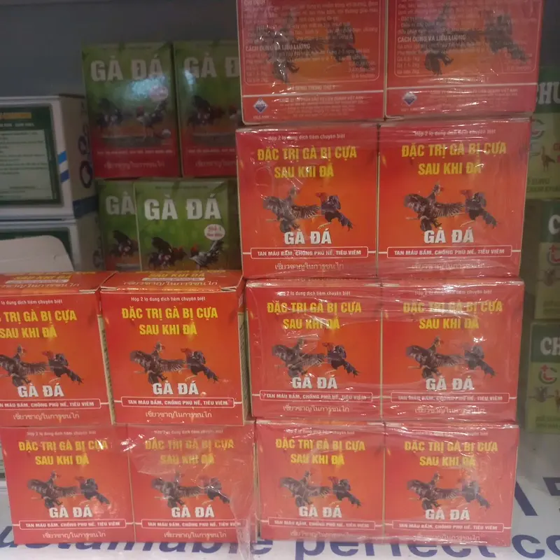 Dung dịch tiêm chuyên biệt đặc tri gà bị cựa sau khi đá 1