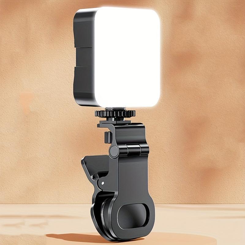 Product Introduction of Portable LED Selfie Light, Clip-on Smartphone Fill Lights, Adjustable & Practical Cellphone Accessories for Selfie, Live Streaming, Vlogging, Makeup 0
