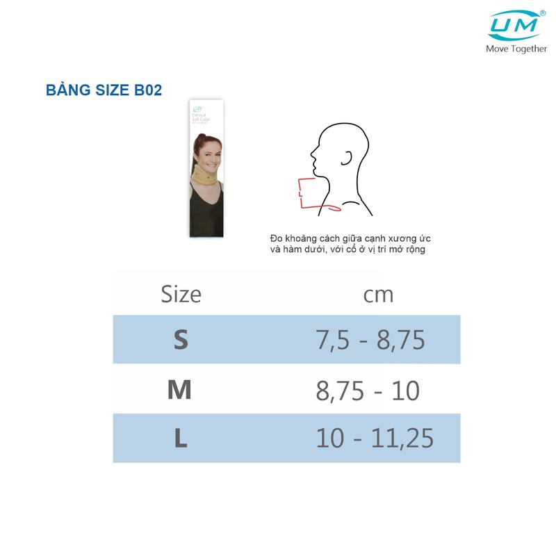 Product Introduction of Đai Nẹp Cổ Mềm United Medicare B02 [1 CÁI]. Tiêu Chuẩn Châu Âu 17