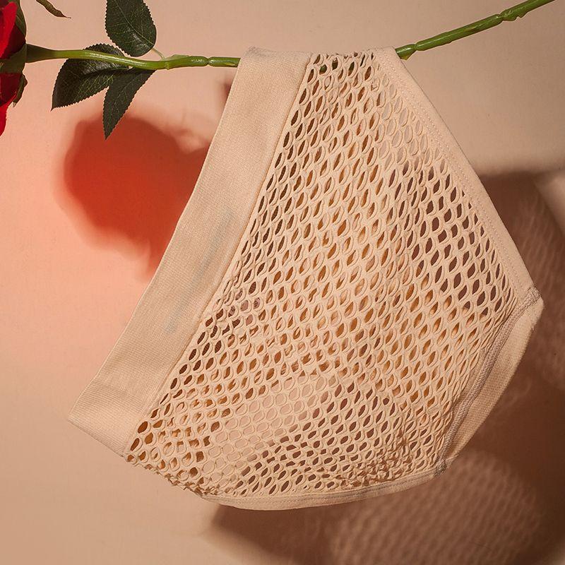 Quần Lót Thể Thao, Cạp Thường Cho Nữ, độn Hông, Thiết Kế Khoét Lỗ Đáy Quần Cotton, Phong Cách Jala Nóng Bỏng, Gợi Cảm Và Cám Dỗ, Kiểu Quần Lót Tam Giác, Mỏng 2