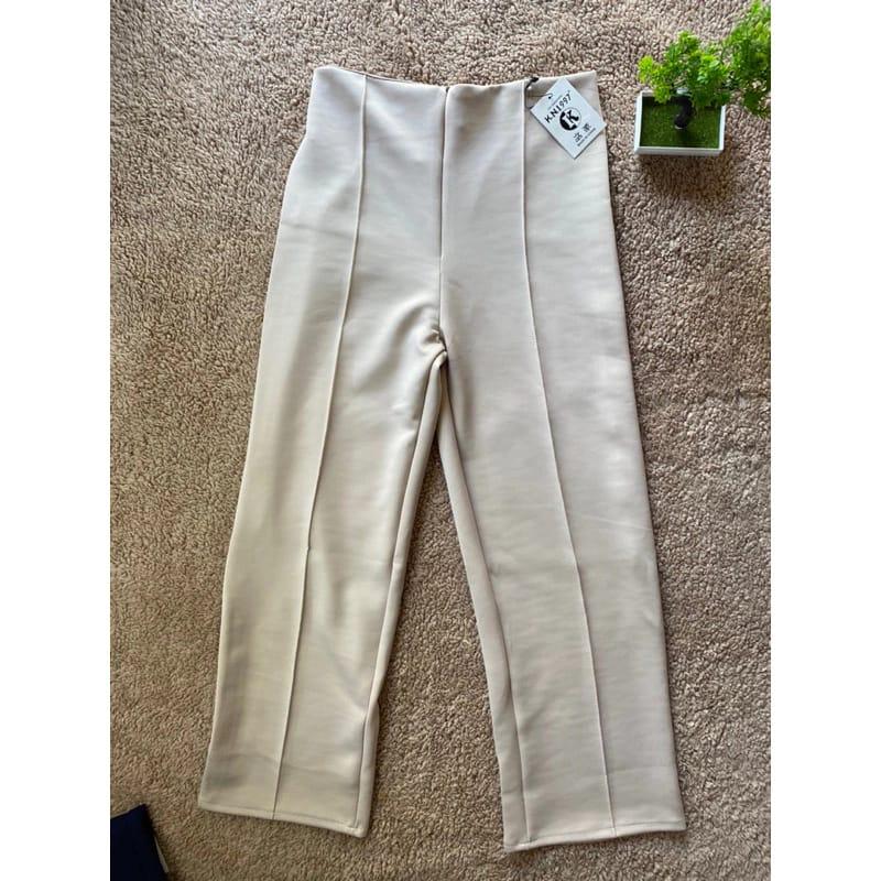 Celana Wanita Kulot Scuba Tebal Panjang Sampai Kaki Premium / ZIPPER CULLOTE SCUBA SUPER JUMBO 8