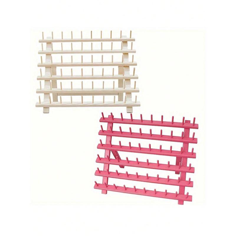 Braid Rack 60 Spools, Wooden Braiding Hair Stand, Thread Rack, Sewing ...