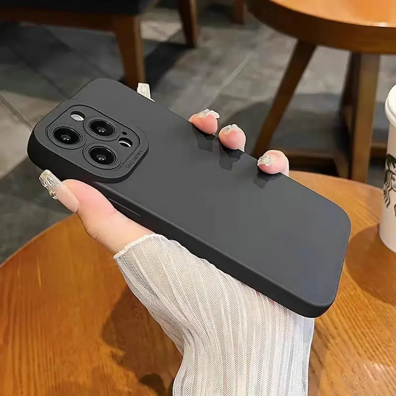 Ốp Điện Thoại TPU rắn bao gồm đầy đủ cho học sinh, cho iPhone 14 Pro Max, 11, 13ProMax, 13, 12 Pro Max, XR, 7, i14, 14 Pro, SE, 11, 15 Pro, Macaron, vỏ silicon, 11 Pro Max, 14, XSMAX, 15, 7 Plus, 8 +, XS , ốp điện thoạichống sốc 2