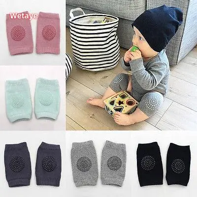 Baby Crawling Knee Pads, Anti-Slip Unisex Soft Breathable Solid Color Wild Fashion Knee Protectors, Toddlers Leg Warmers