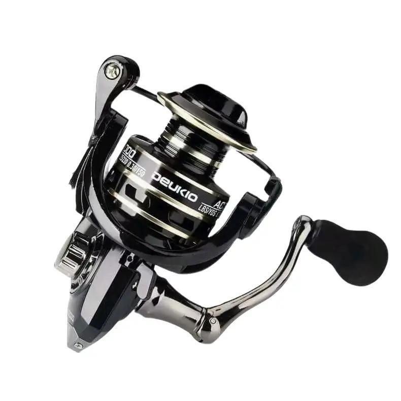 Máy Câu Cá Deikio AC 2000-7000 Cối Bánh Răng Kim Loại Fishing Bắt Cá Đi Câu Máy Câu