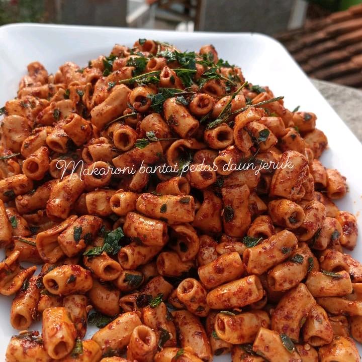 seblak Makaroni bantat pedas daun jeruk 500 gram Cemilan Food Chips 2