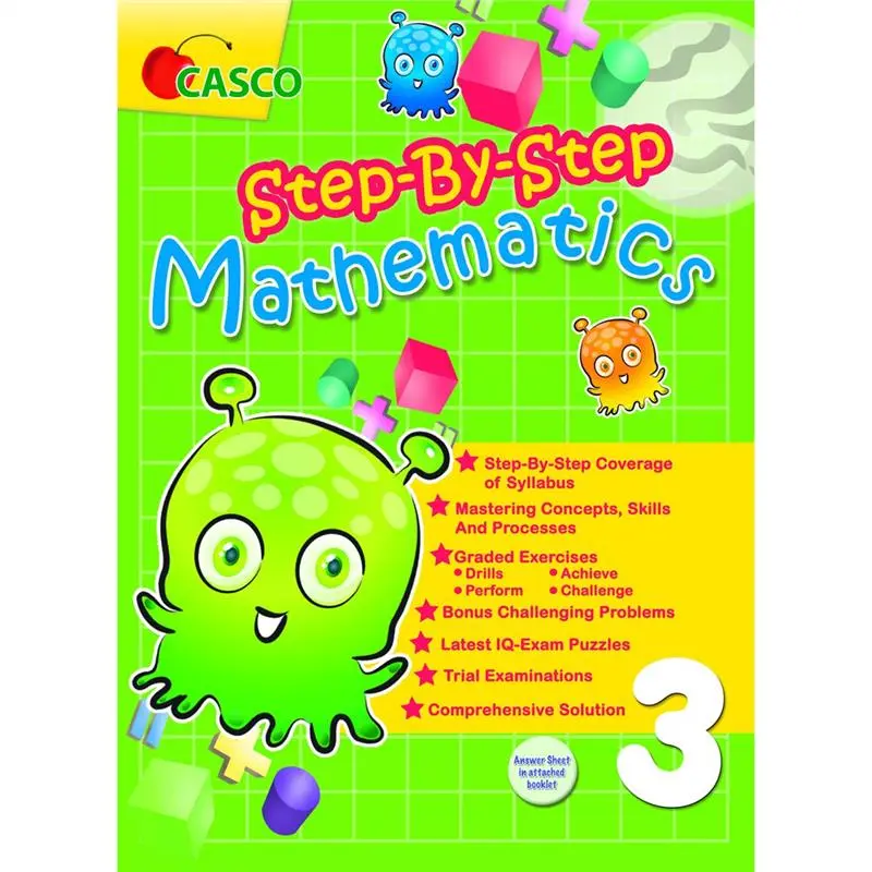 Casual Step By Step Mathematics Primary 3 By Casco - Revised Edition