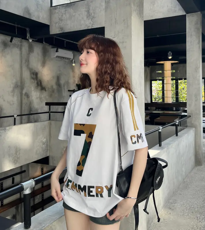 Áo Thun CEMMERY Local Brand Chính Hãng Camo Tee Áo Thun Unisex Nam Nữ Cổ Tròn Menswear 2 Màu 5
