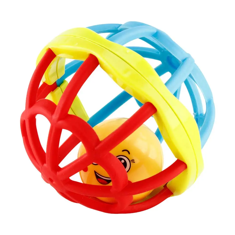 Baby Rattles Silicone Ball Ring Training