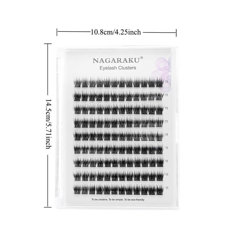 1 Box Mixed Length Cluster False Eyelashes, Natural Look Eyelash Extensions, Self Grafting False Eyelashes, Eye Makeup Supplies For Women & Girls 1