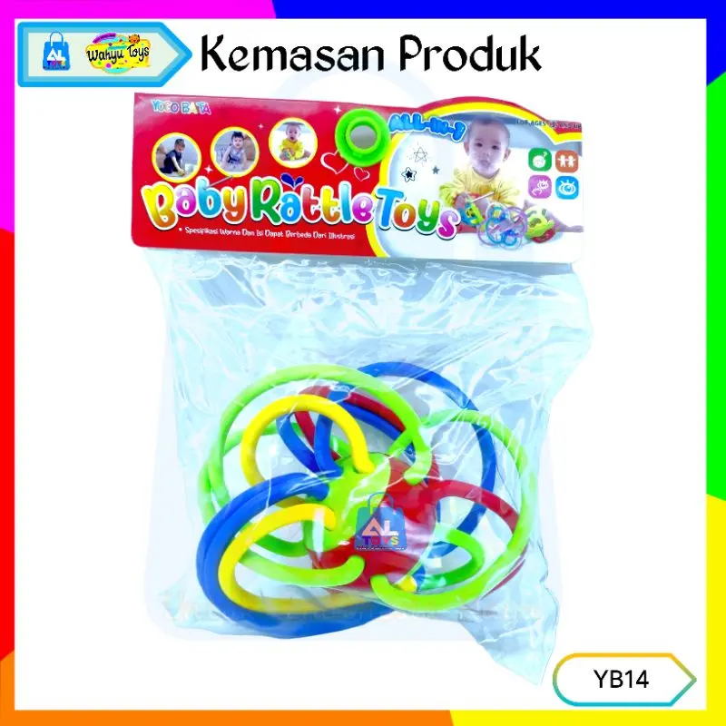 Mainan Baby Rattle Yoys Mainan Bayi Baby Rattle Yoys set YB14 1