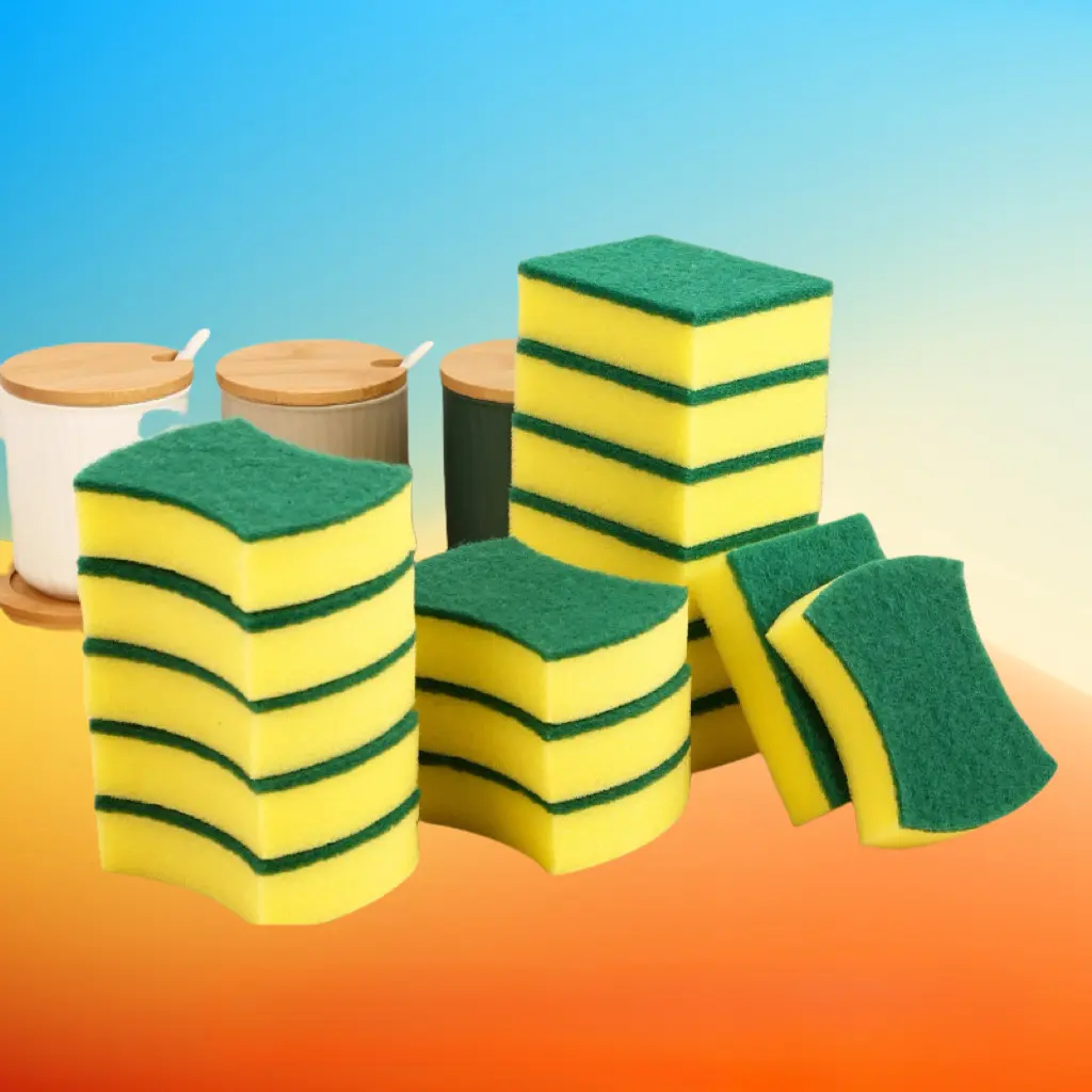 Dishwashing Sponge, Magic Nano Cleaning Cloth, Kitchen Universal Sponge Block, Dish Brush With Magic Eraser