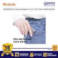 Gambar MCDODO CA-5050 USB C Adapter 2in1 Audio Splitter 60W PD Fast Charging Headset Jack Type C dari Sentra Digital Kota Surabaya 4 Tokopedia
