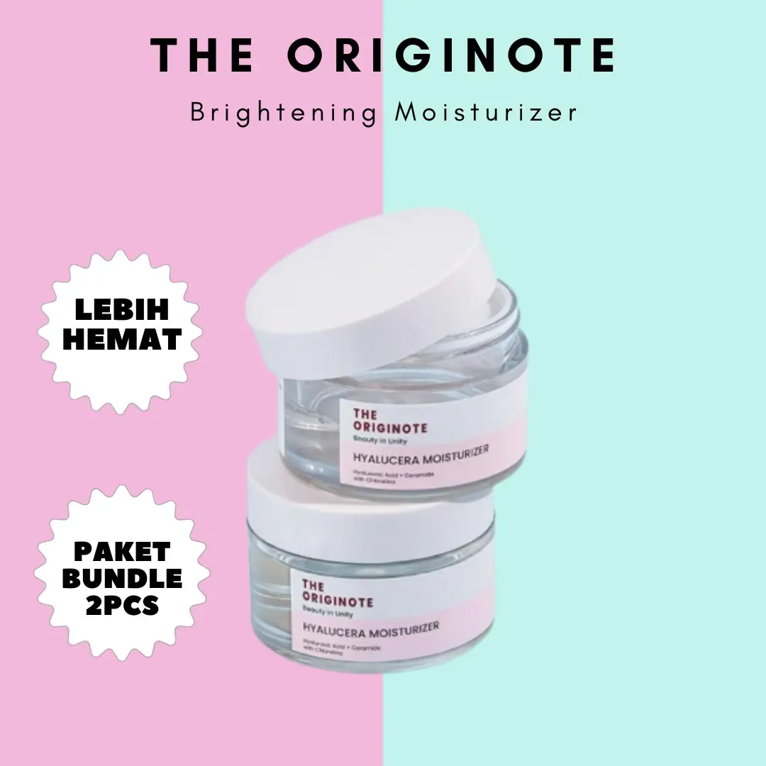 BUNDLE 2PCS THE ORIGINOTE HYALUCERA MOISTURIZER GEL 50ML Pelembab wajah memperbaiki skin barier Hidrasi Semua Jenis Kulit