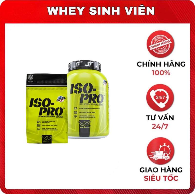 ( 900g - 2.3kg )Thực Phẩm Bổ Sung Protein HYDROLYZED WHEY ISOLATE VitaXtrong Iso Pro 5lbs dành cho Người lớn