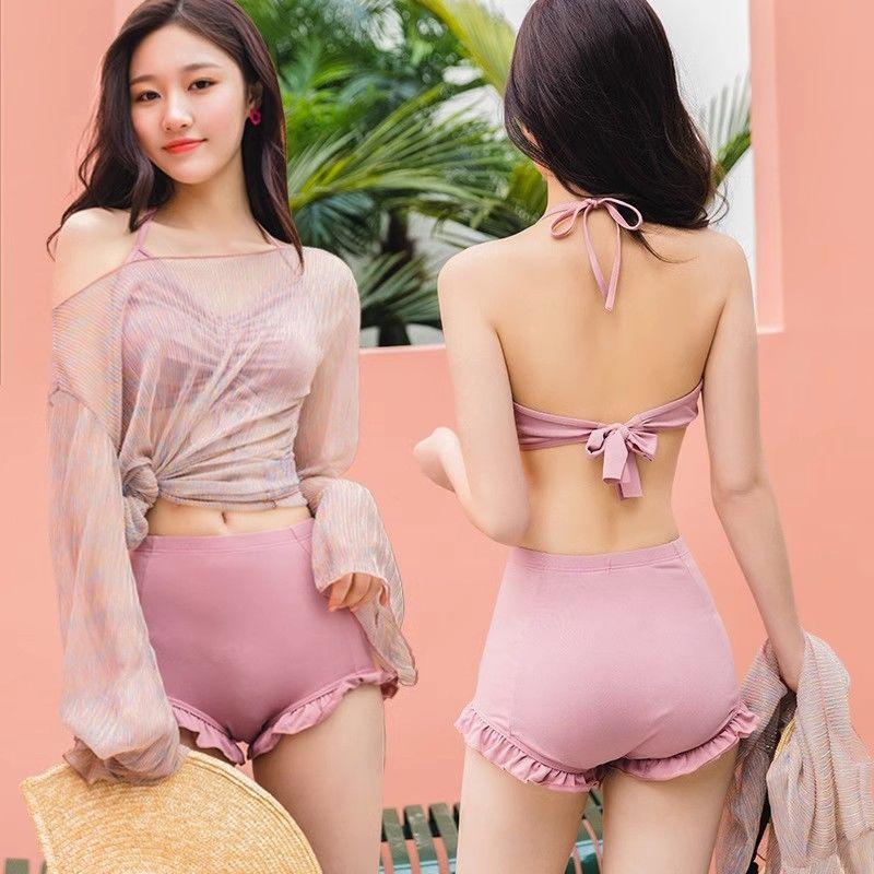 Product Introduction of Bộ đồ bơi hai món cho nữ Bộ ba món thời trang đi nghỉ mới mùa hè Bộ đồ bơi mùa xuân nước nóng gợi cảm dài tay ôm sát tôn dáng bảo thủ 27