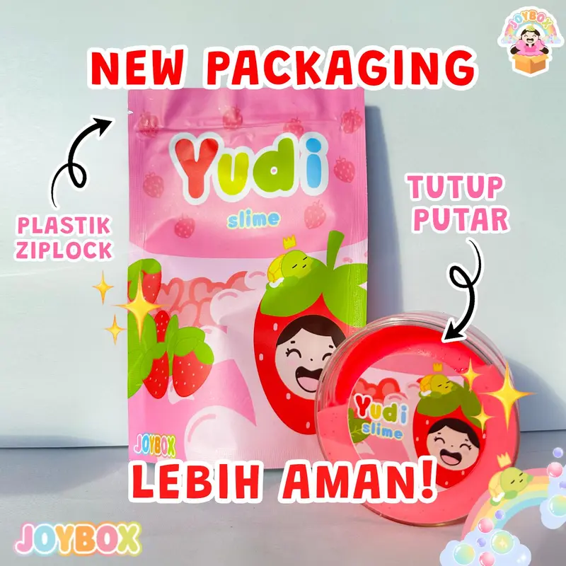 YUDI SNACK SLIME BY JOYBOX 250 ML MAINAN ANAK 2