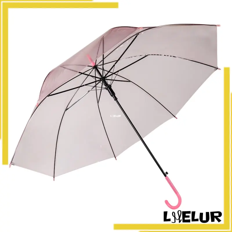 LHELUR Payung Transparan Multifunction Rain Umbrella 8 Bone 94 cm Pongee Besi 2