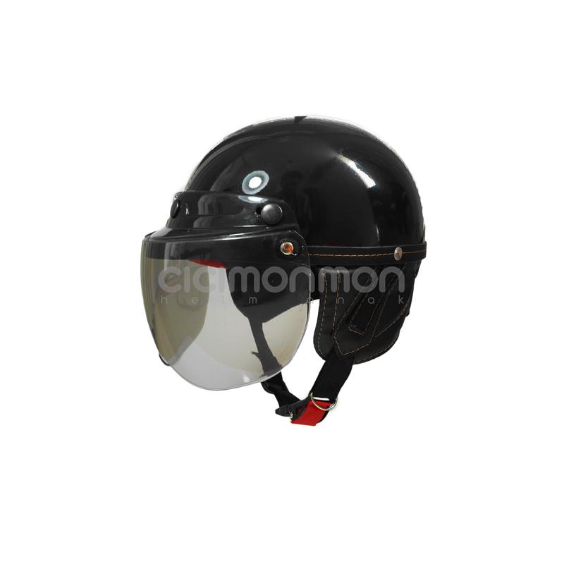 Helm Anak Balita Retro GLossy Style Kaca Motorcycle 4