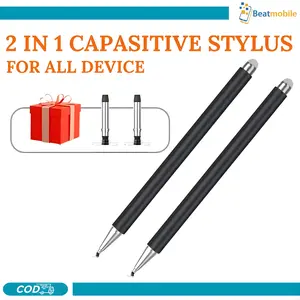 Stylus Pen Universal 2 in 1 for Tablet Compatible For Handphone for Samsung HW MI Android IOS Capacitive Touch Pen Drawing