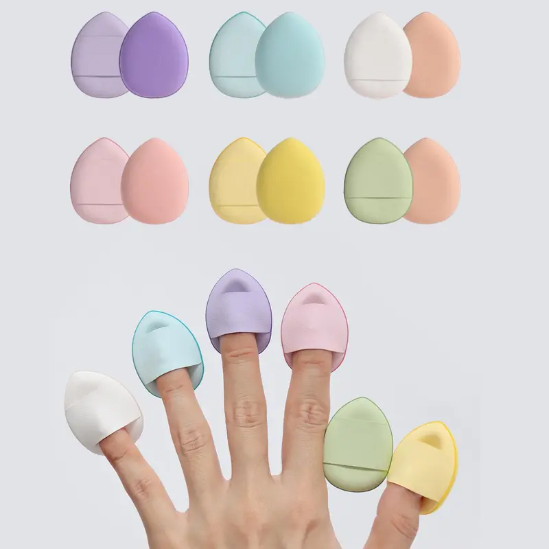 Multi-color Mini Makeup Sponge (12pcs/set), Soft Makeup Puff, Beauty Makeup Tool for Liquid Foundation, Loose Powder, Concealer, Makeup Tool for Blending & Facial Detailing, Cosmetic Product 0