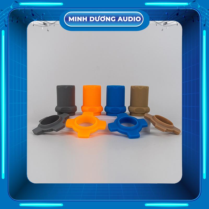 Chống lăn mic cao su loại xịn nhất (1 chống lăn + chụp đuôi) - 1 cặp