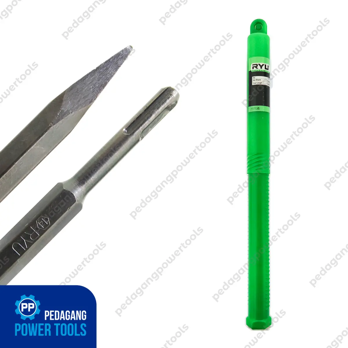 RYU Pointed Chisel Mata Bor Bobok SDS Plus Pahat Beton Lancip 14 x 280