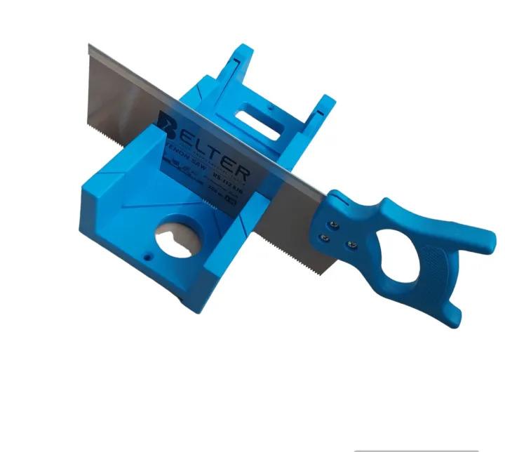 BELTER GERGAJI PIGURA MANUAL Manual Miter Saw Box + GERGAJI 300 MM Mitre Box Gergaji Hebel Potong Sudut Model Figura BELTER 1