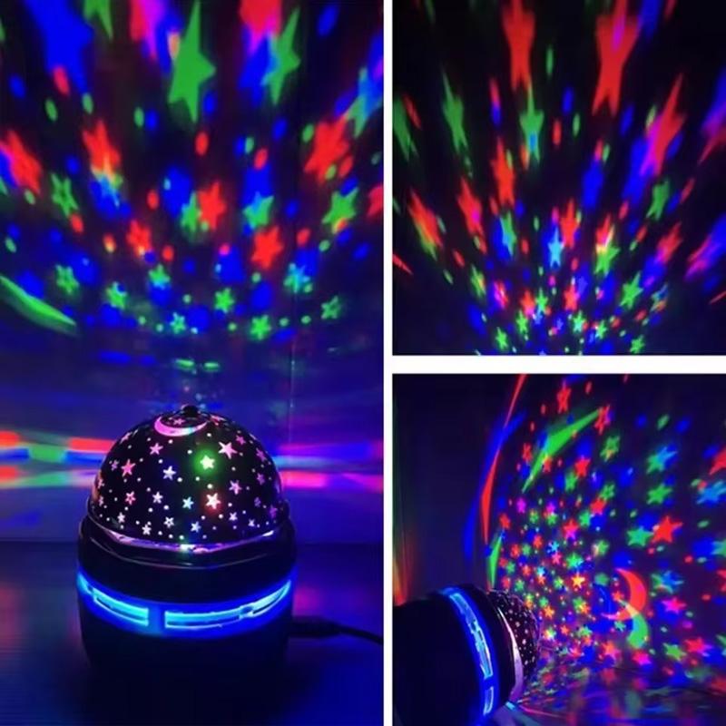 Giao Hàng Trong Vòng 24 Giờ Đèn LED Ban Đêm Đầy Sao Điều Khiển Từ Xa Đèn Chiếu Thiên Hà Aurora USB Cắm Điện Quả Cầu Ma Thuật Sân Khấu KTV Trang Trí Bầu Không 2