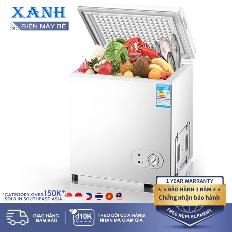 Tủ đông mini gia đình tiết kiệm điện , Tủ lạnh đông trữ sữa ,thực phẩm, 220V 0.52kW/24H , Siết kiệm điện chính hãng.