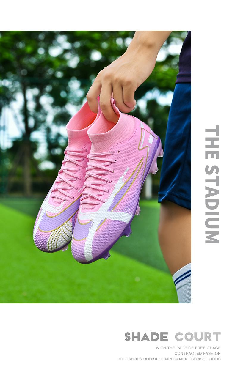 Product Introduction of （SIZE 33-45）Ready Stock Unisex Plus Size Football Shoes Outdoor Futsal Soccer Shoes Non-slip Training Shoes 16