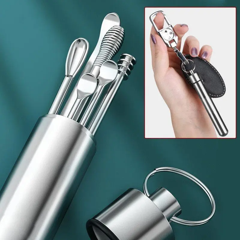 Dụng Cụ Lấy Ráy Tai Đa Năng Tiện Dụng nhiều món 7